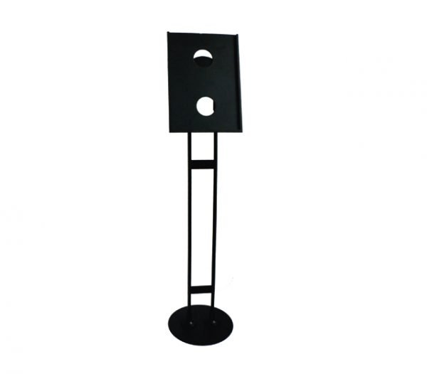 Double Pipe Sign Board (Round Base) Z12