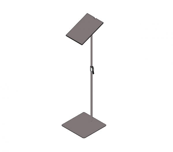 Single Pipe Sign Board (Adjustable) Z16