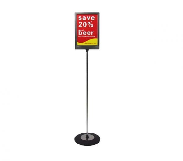 Single Pipe Sign Board (Round Base) Z11