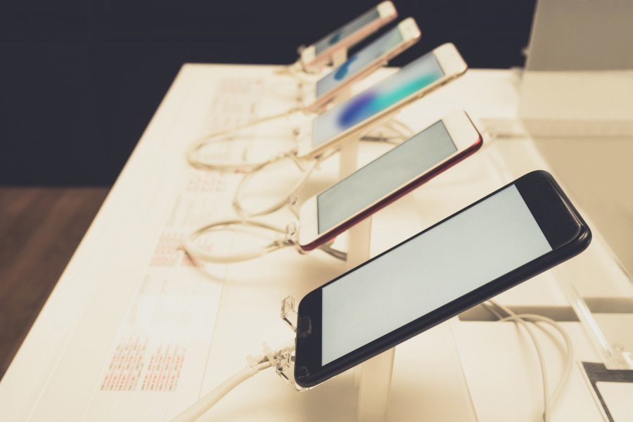 Mobile Phone Security Displays