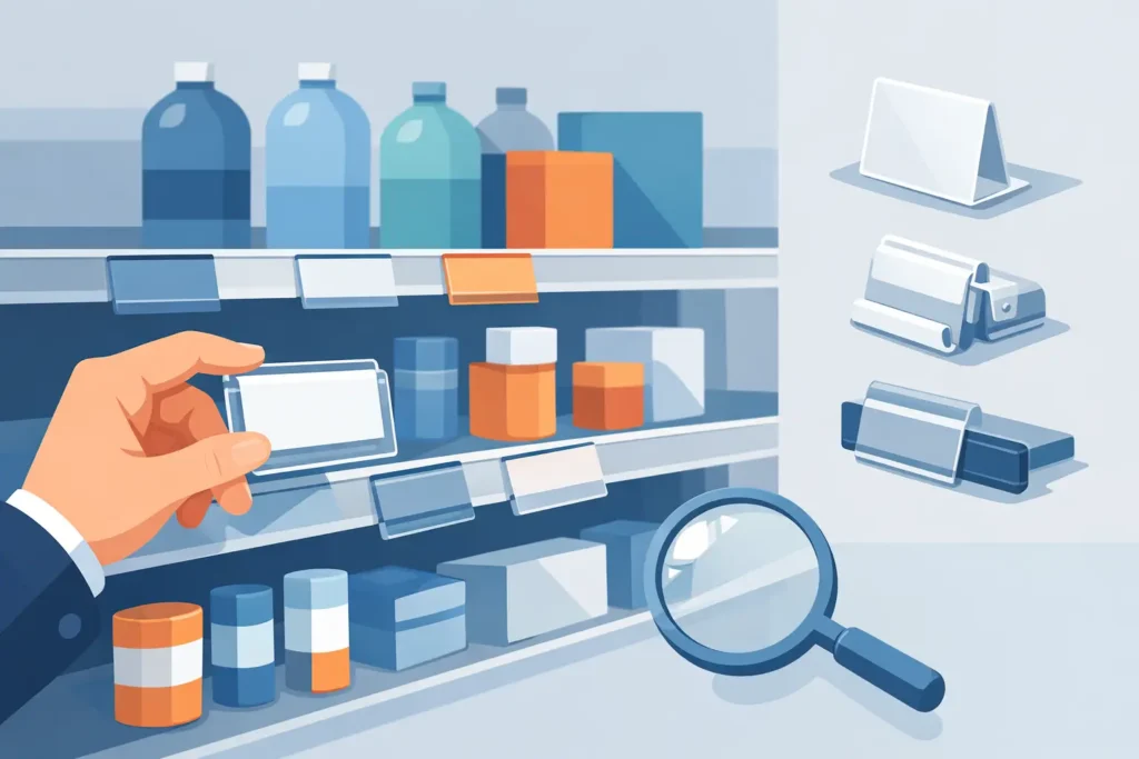 Choosing Price Tag Holders for Shelves