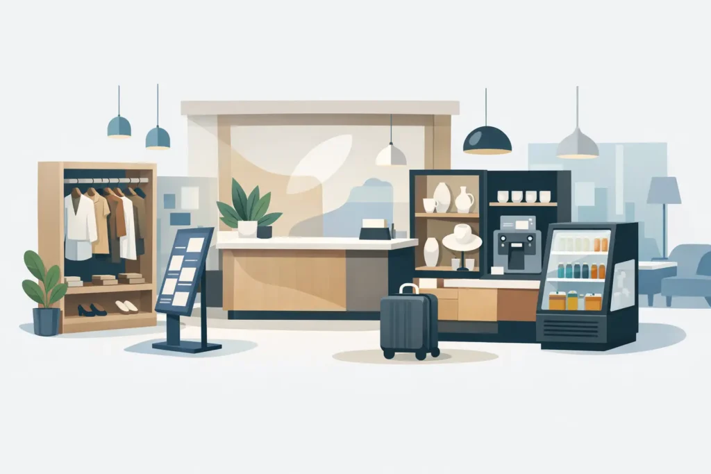 Commercial Display Fixtures for Modern Hotels