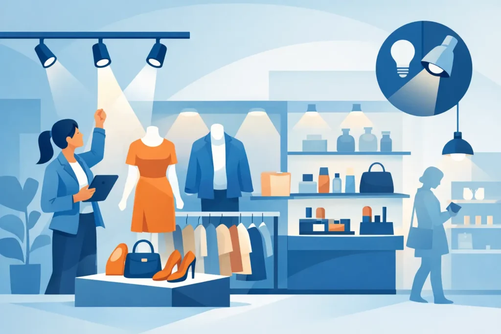 Retail Display Lighting Guide for Better Sales