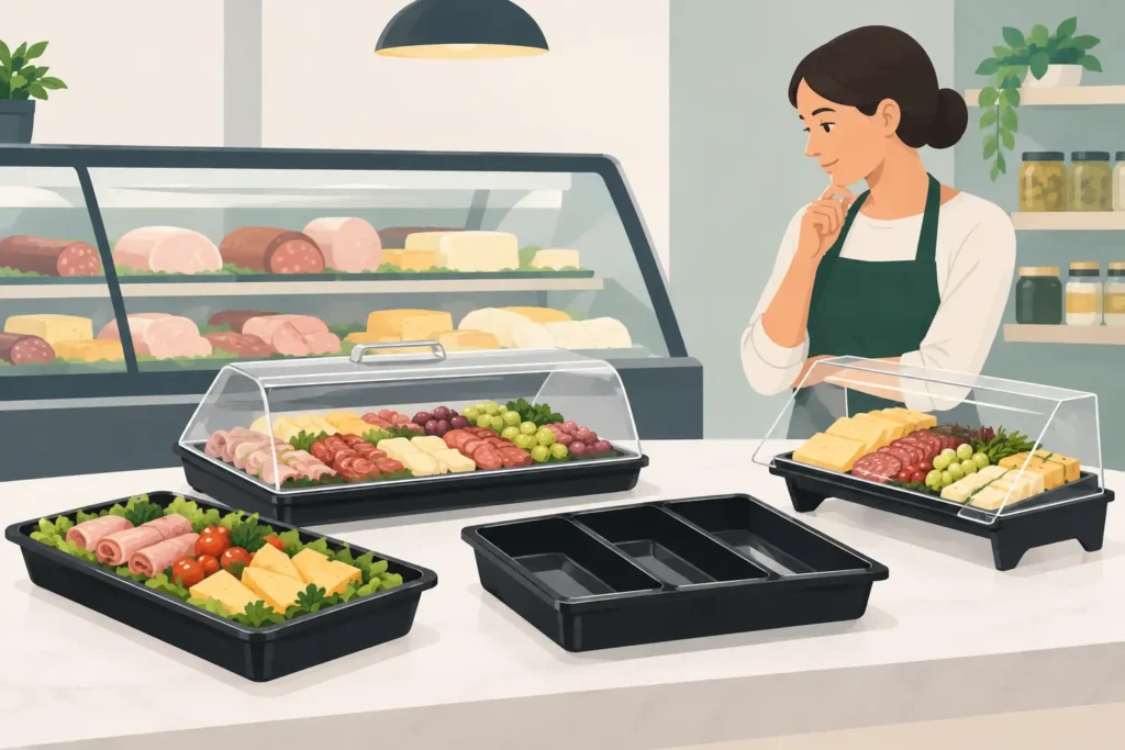 How to Choose Deli Display Trays for Retail
