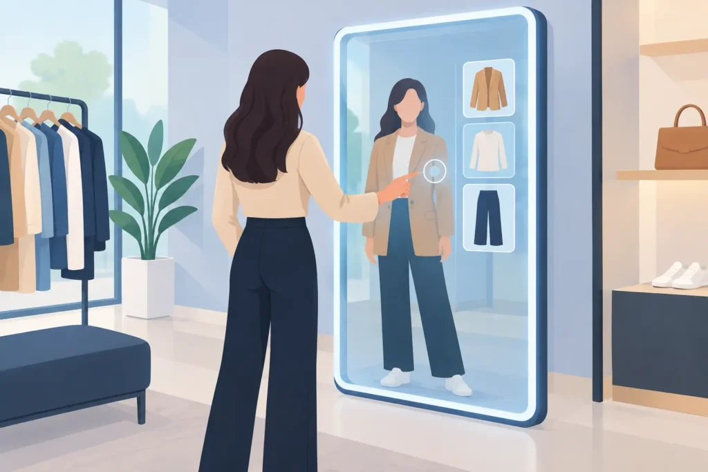 Interactive Mirrors for Smarter Retail Displays