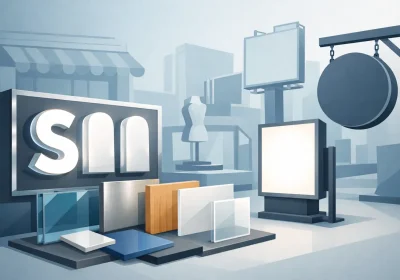 Commercial Signage Materials Guide for Retail