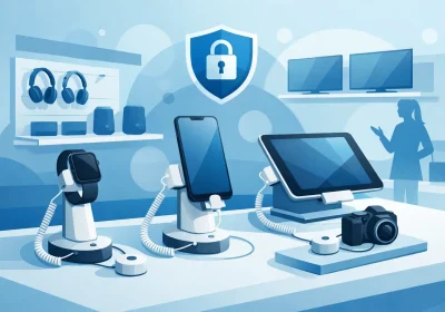 Electronics Display Security Examples for Retail