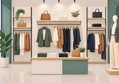 Fashion Wall Merchandising Example for Retailers
