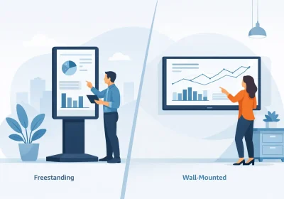 Freestanding vs Wall Mounted Displays Compared